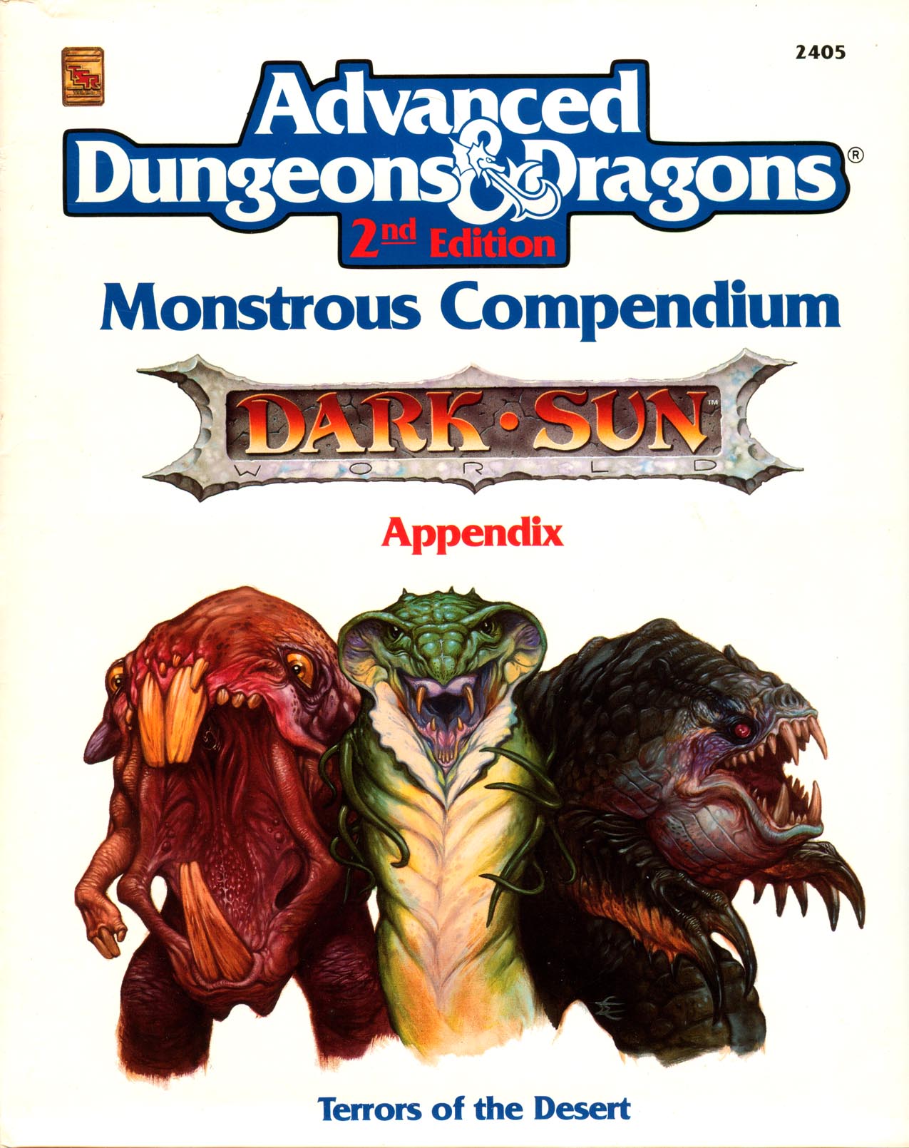 MC12 Dark Sun Appendix I - Terrors of the DesertCover art